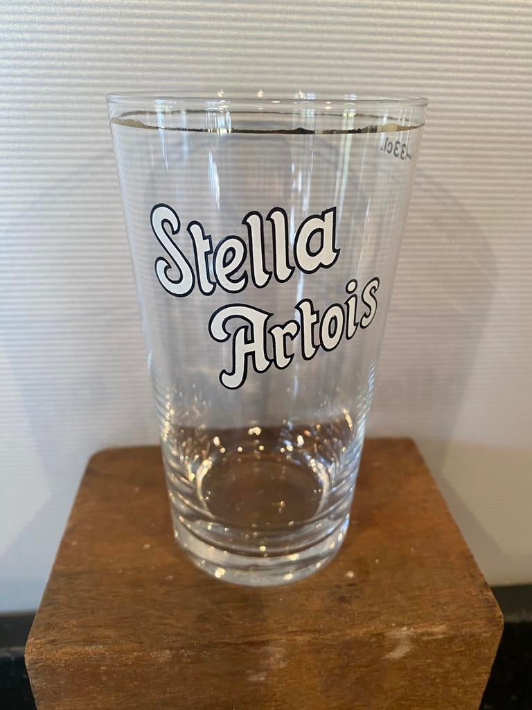 Stella Artois verzamelglas met maataanduiding 33cl., Enlèvement ou Envoi, Utilisé, Verre ou Verres, Stella Artois