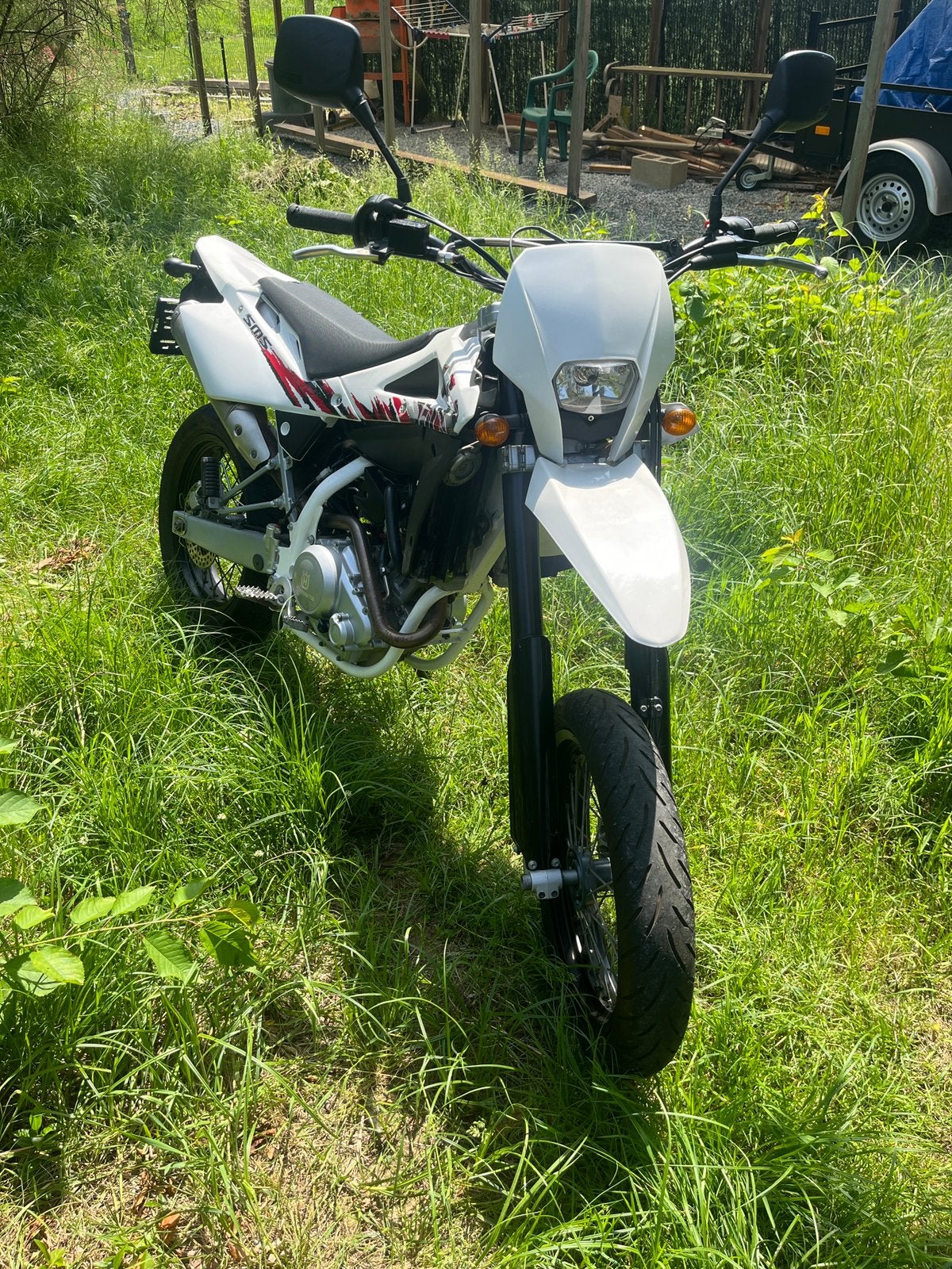 Husqvarna 125 SMS, Ophalen, Zo goed als nieuw