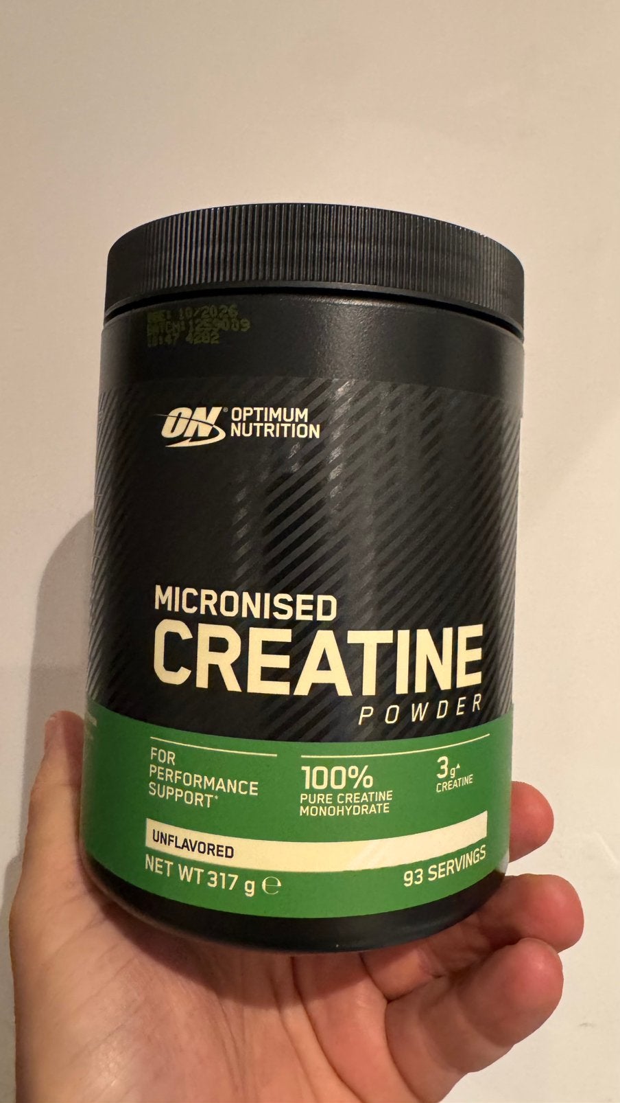 Optimum Nutrition Micronised Creatine Powder, Ophalen, Nieuw