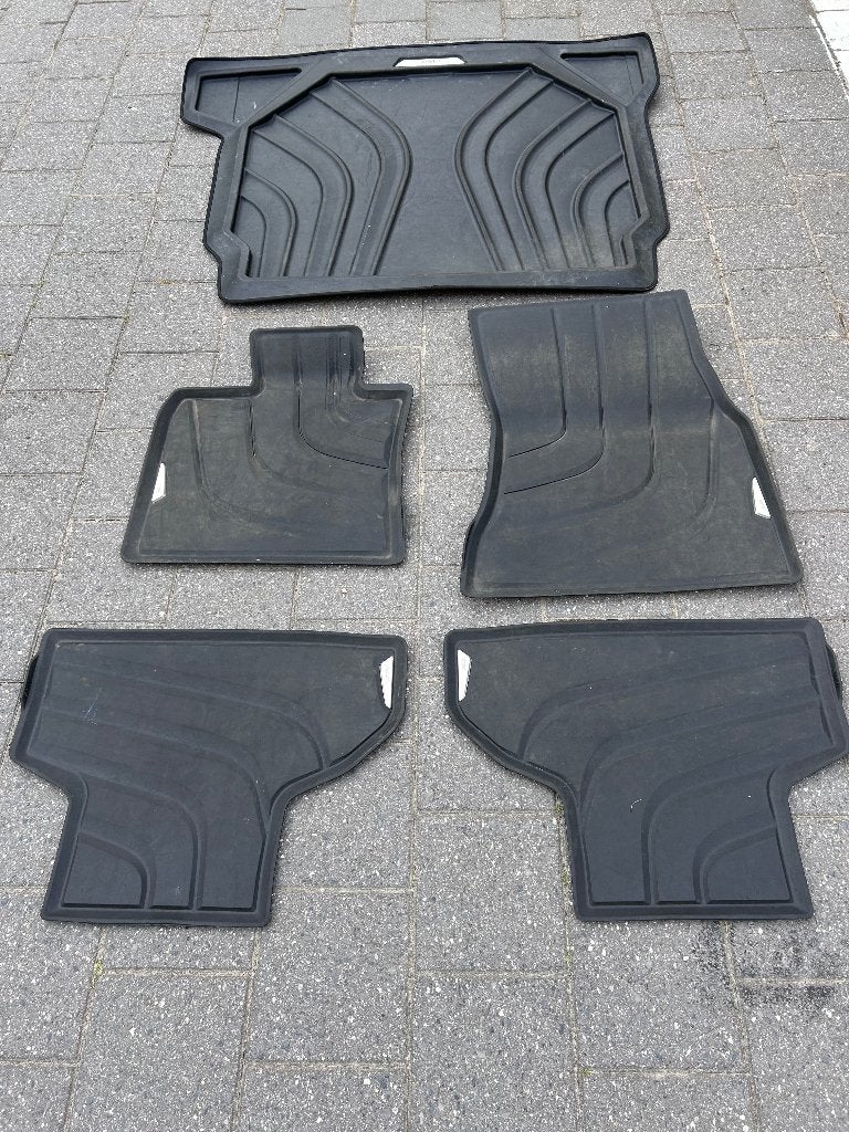 Rubberen automatten bmw x5, Auto-onderdelen, Ophalen, BMW