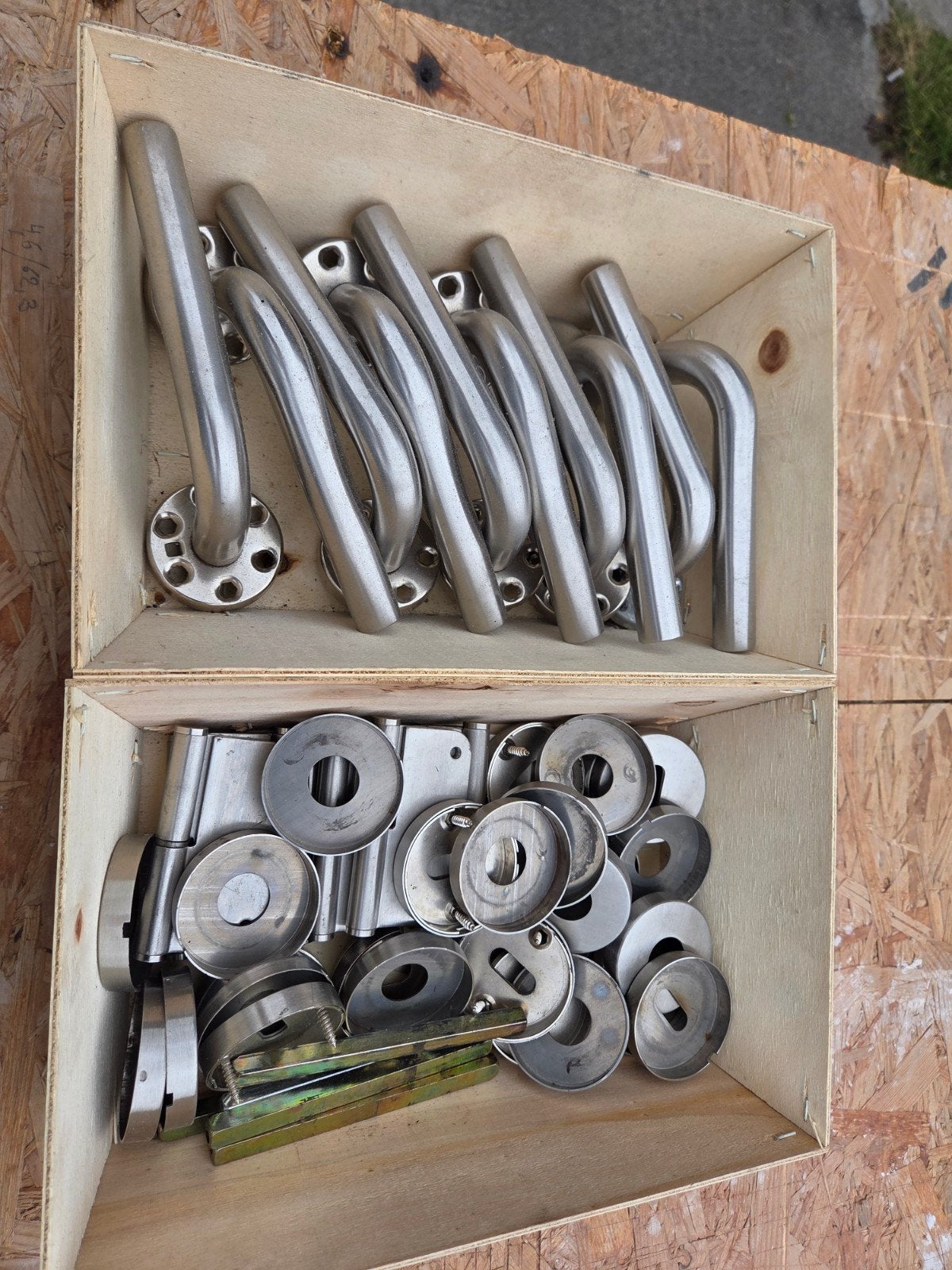 Deurklinken, Ophalen, Gebruikt, Inox