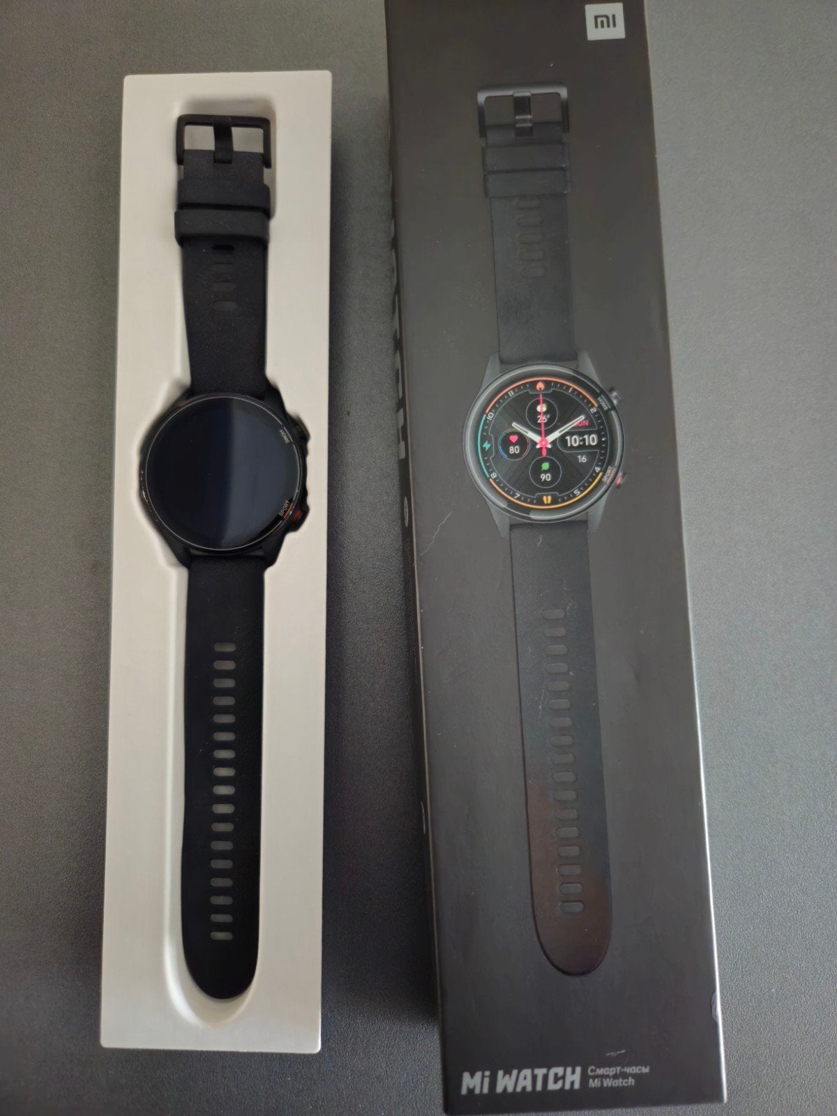 Montre connectée Xiaomi Mi Watch – Excellent état (Boîte d'o, Enlèvement ou Envoi, État, Xiaomi