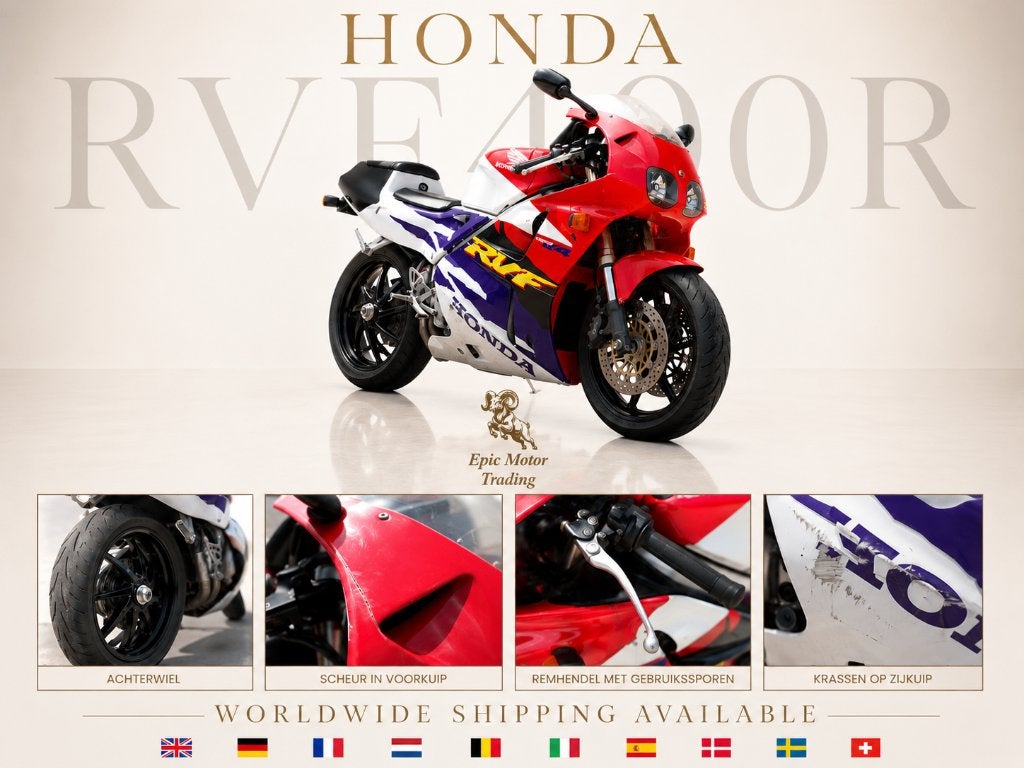 vente aux enchères : Honda rvf400 Nc35, Motos, Motos | Honda, Entreprise, Occasion, Permis Moto A1 minimum, Sport