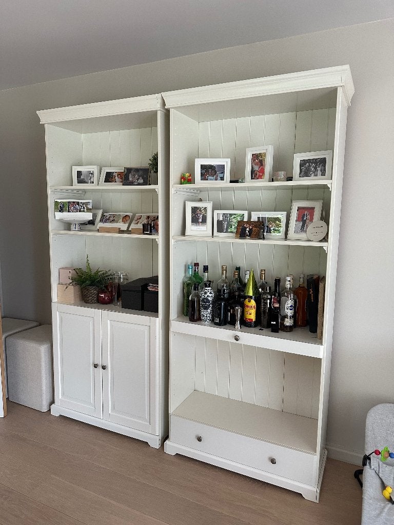 2 kasten Ikea te koop, 25 à 50 cm, Klassiek, Enlèvement, Utilisé