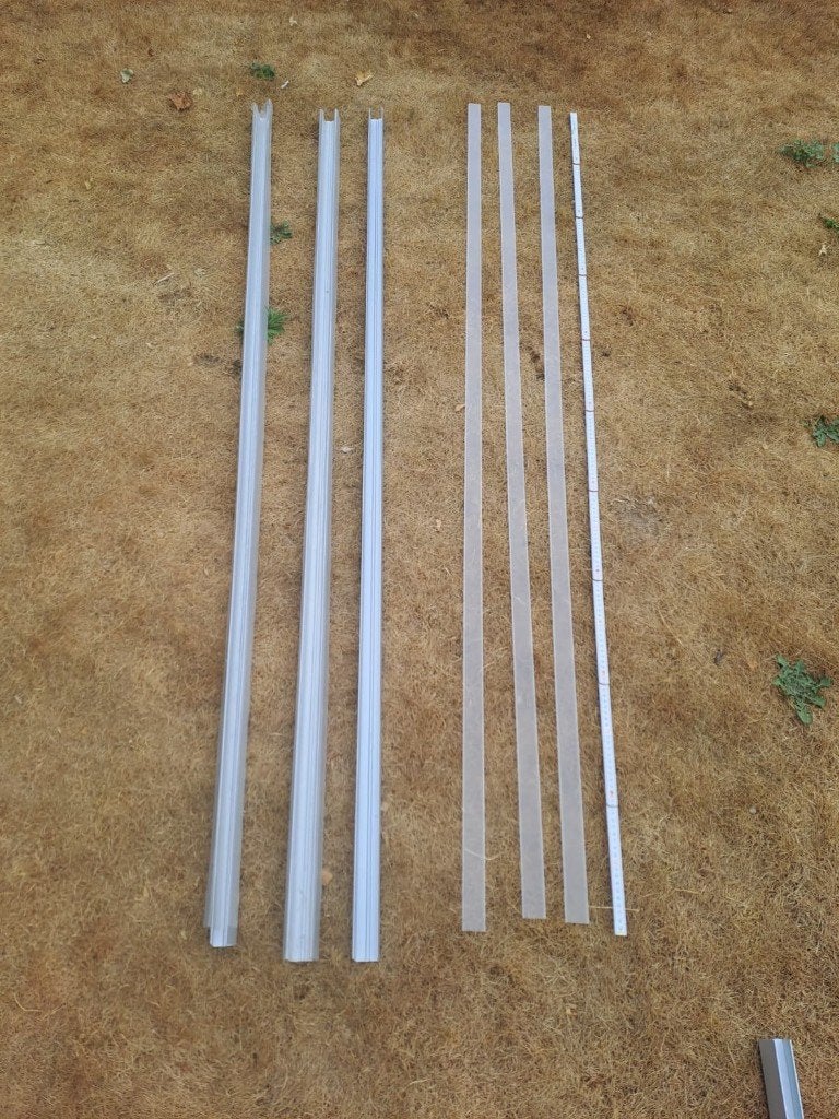 3 alu LED profielen 2 meter, Enlèvement, Neuf