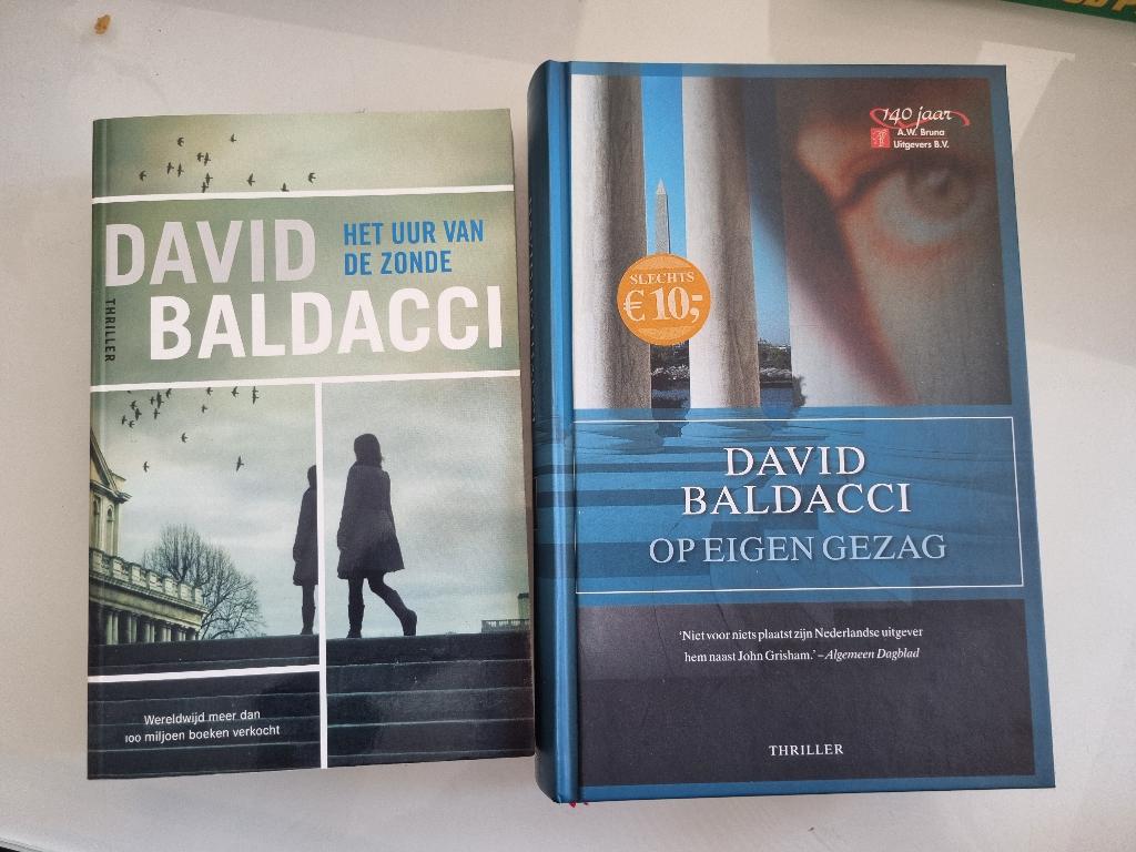 David Baldacci  -  lot van 2 boeken, Livres, Thrillers, Enlèvement ou Envoi, Utilisé, David Baldacci, Amérique