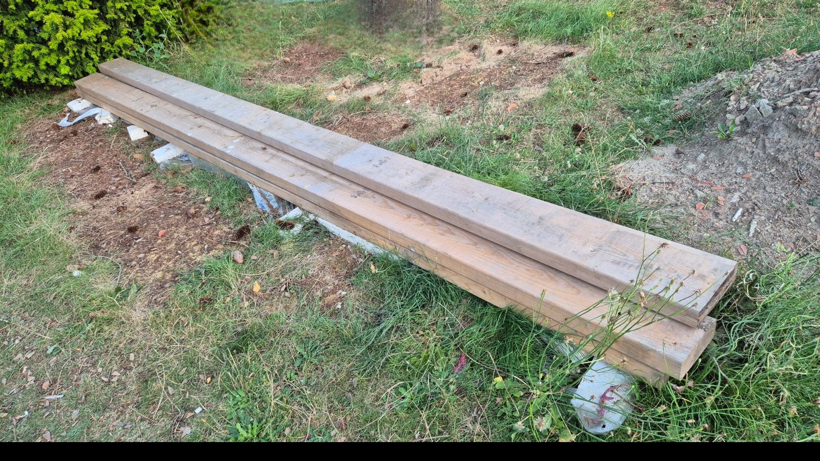 Poutres en bois 535 x 225 x 75  NOUVEAU, Bricolage & Construction, Bois & Planches, Neuf, 50 mm ou plus, 300 cm ou plus, Enlèvement
