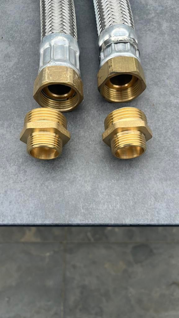 Conduites d'eau flexibles 1" tressées en INOX, Enlèvement ou Envoi, Neuf, Inox, Autres types