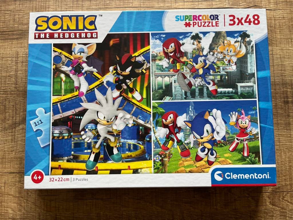 Sonic the hedgehog puzzle, Kinderen en Baby's, Ophalen, Zo goed als nieuw