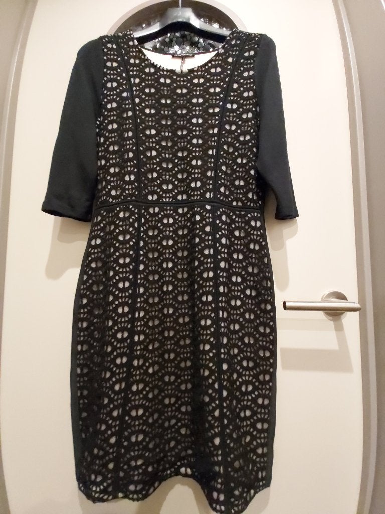 Tramontana, jurk, mt M, bijna nieuw, Kleding | Dames, Maat 38/40 (M), Tramontana, Zwart, Ophalen of Verzenden