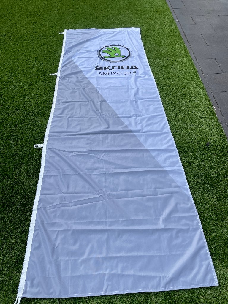 skoda vlag reclame vlag seat, Ophalen of Verzenden, Nieuw, Seat