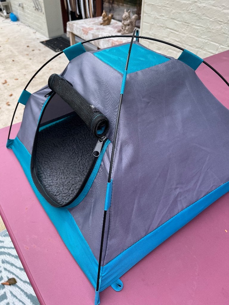 tente confortable pour chat intérieure et extérieure, Animaux & Accessoires, Enlèvement, Comme neuf, Polyester