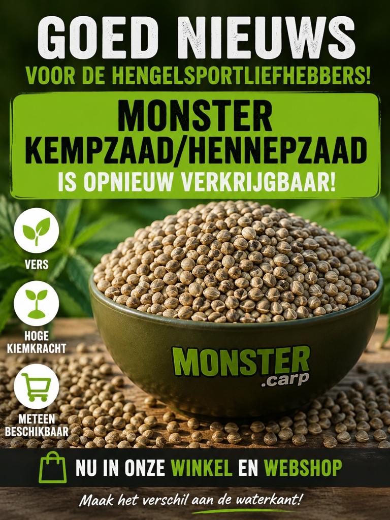 Chanvre Monster Visser 1kg « Germination élevée » - « VADIGR, Animaux & Accessoires, Nourriture pour Animaux, Enlèvement