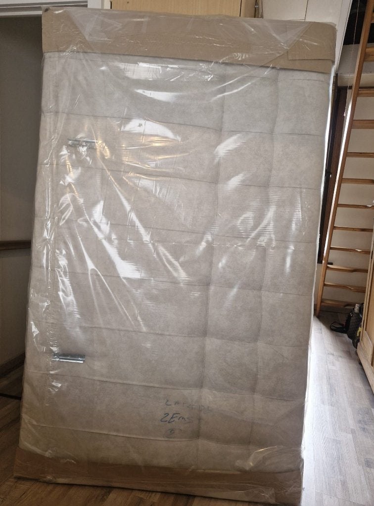 Boxspring, Ophalen, Tweepersoons, Zo goed als nieuw, 200 cm