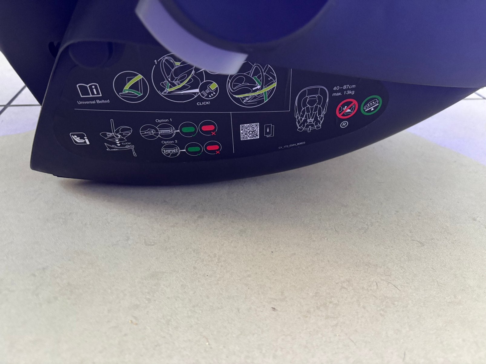 Cybex maxi cosy, Enlèvement, Comme neuf, Protection latérale, Isofix