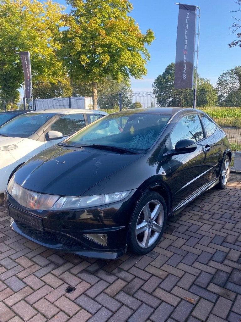 HONDA CIVIC type S V-tech, Auto's, Zwart, 1799 cc, Leder en Stof, Zwart