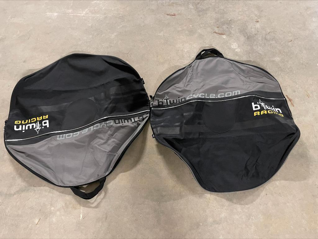 Racewiel tassen, Fietsen en Brommers, Ophalen, Zo goed als nieuw, Decathlon Btwin
