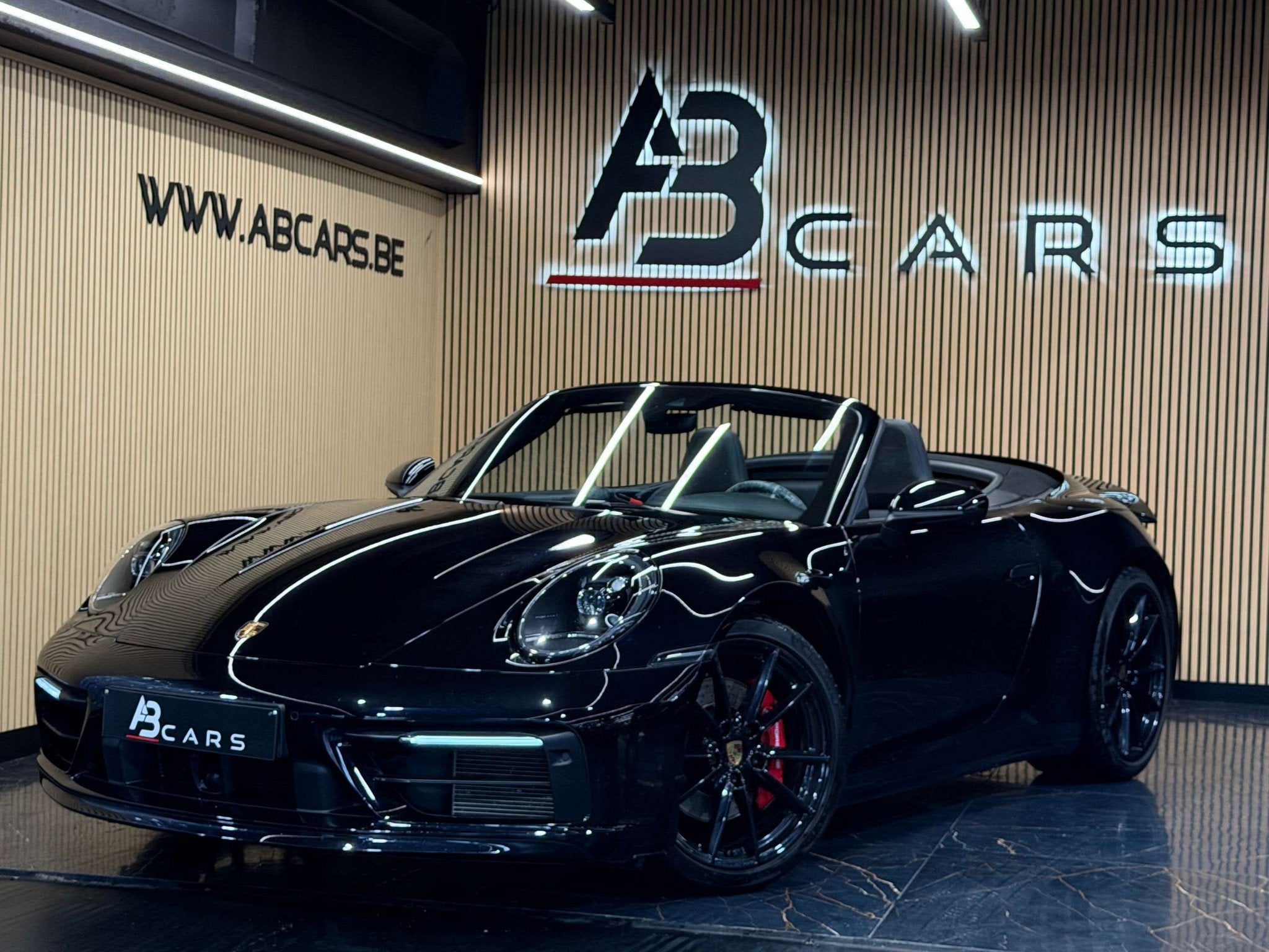 Porsche 911 Carrera 4S Cabriolet 3.0 Turbo S PDK * GARANTIE, Auto's, Porsche, Automaat, 4 zetels, Cabriolet, Zwart