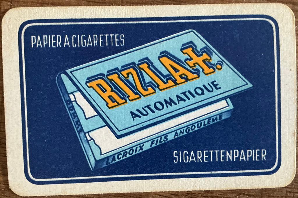 CARTE À JOUER EN PAPIER À CIGARETTES RIZLA, Collections, Enlèvement ou Envoi, Comme neuf, Carte(s) à jouer