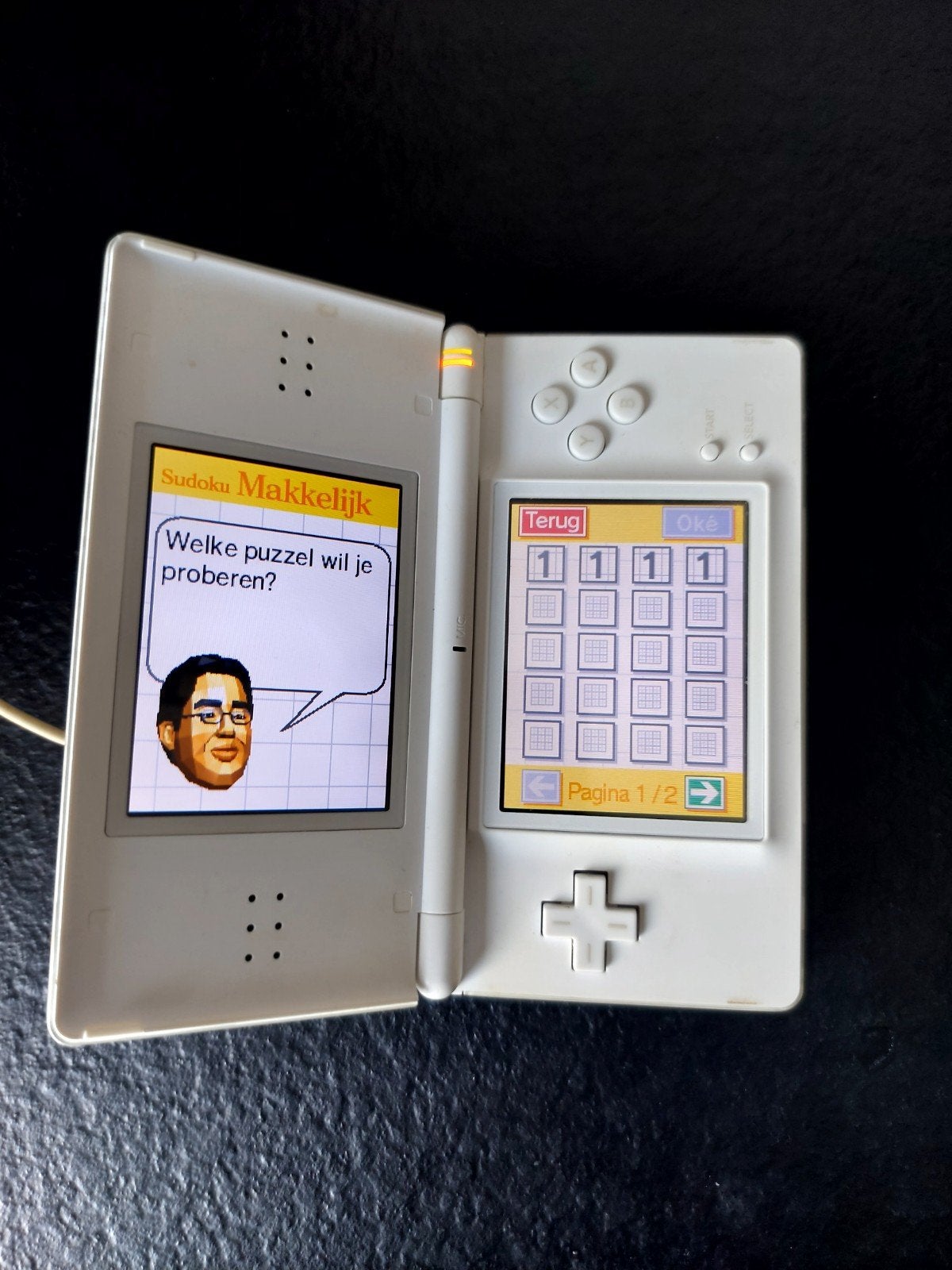 Nintendo DS Lite, Enlèvement ou Envoi, Utilisé, Blanc, Avec jeux