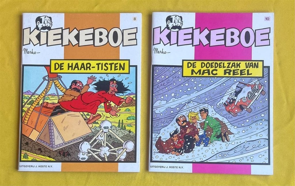 kiekeboe 8en 10 eerste druk, Plusieurs BD, Enlèvement ou Envoi, Merho, Comme neuf