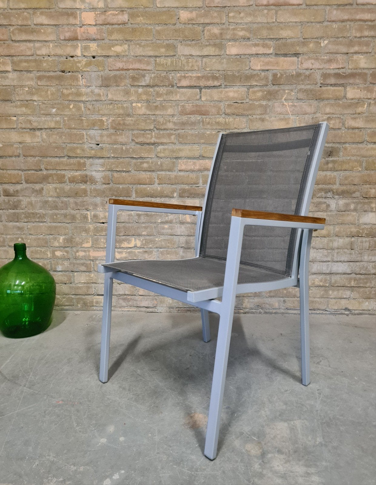 Grote partij TERRASSTOELEN stapelstoelen horeca café, Ophalen, Zo goed als nieuw, Aluminium, Stapelbaar
