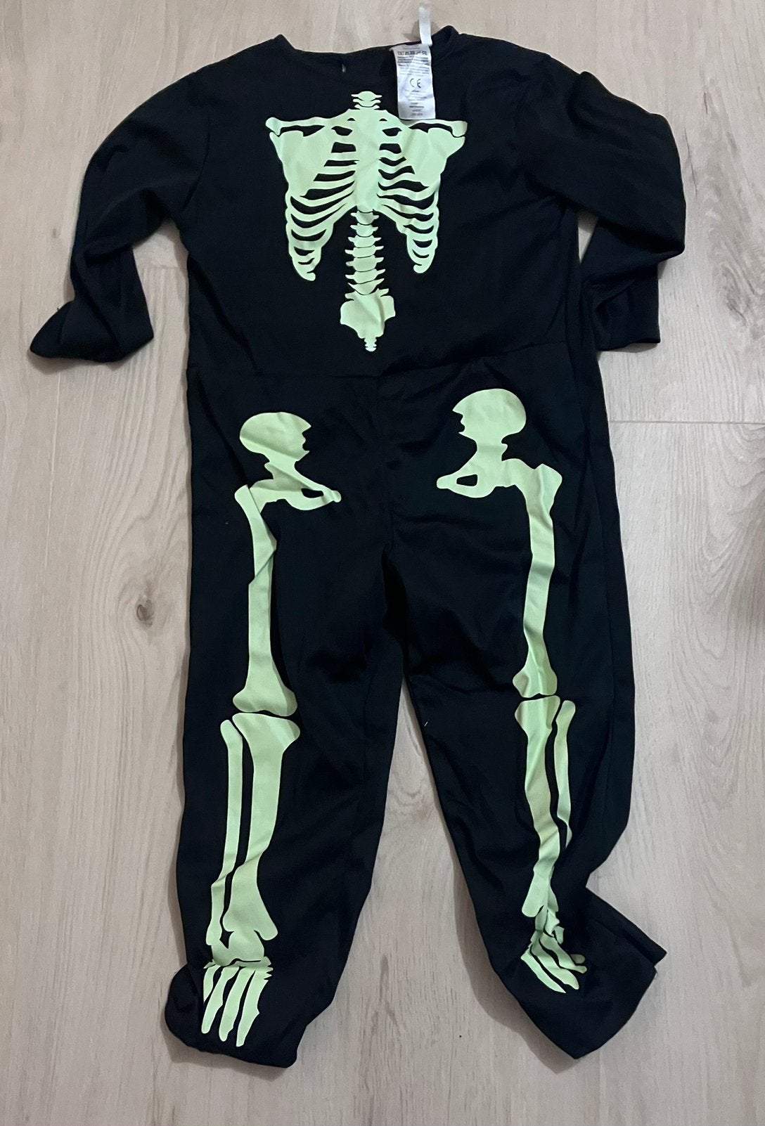 Halloweenkostuum Skelet maat 110-122, Kinderen en Baby's, Ophalen, Zo goed als nieuw