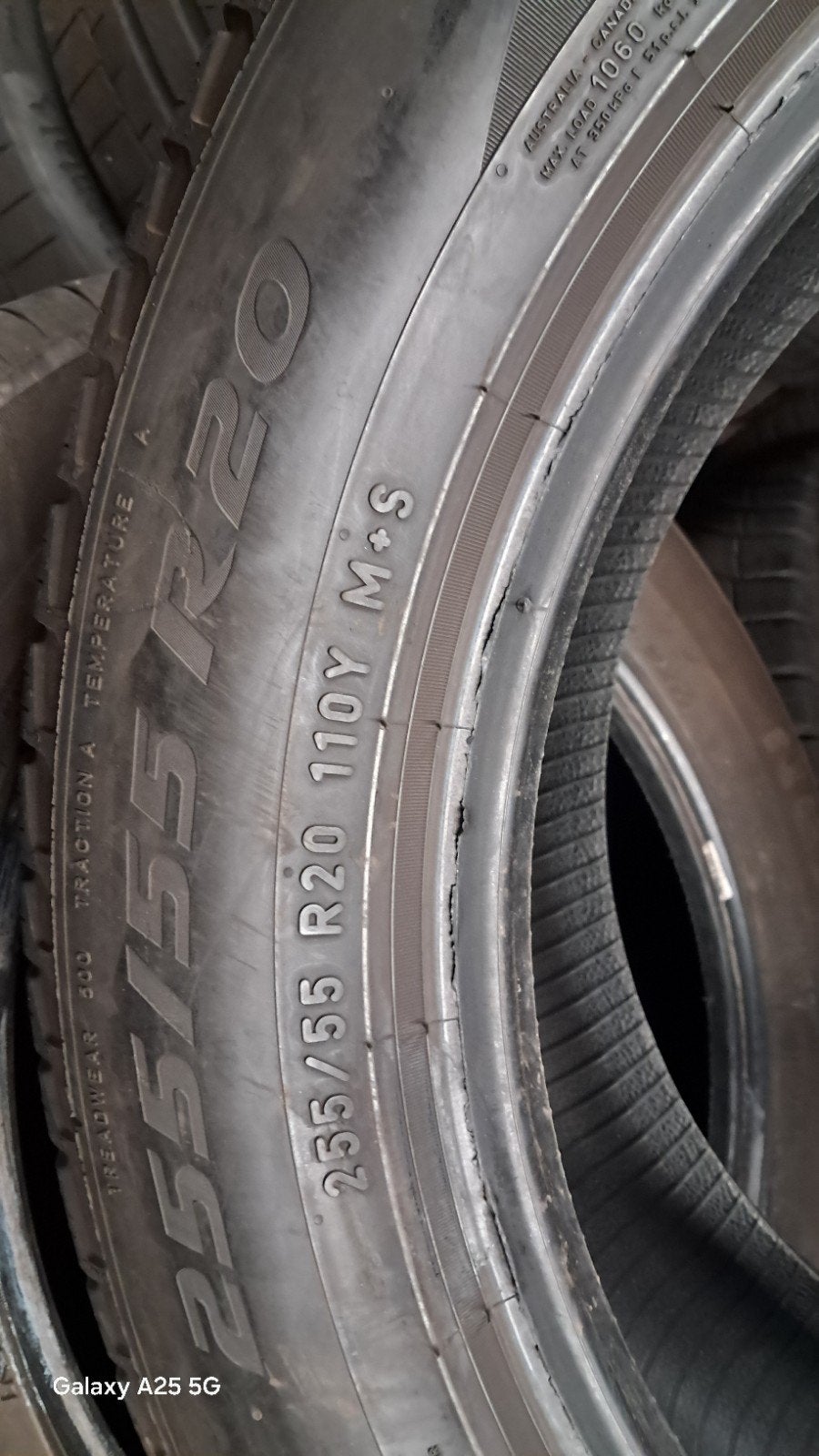 255/55r20 255/55/20 255520 Allseason, Enlèvement