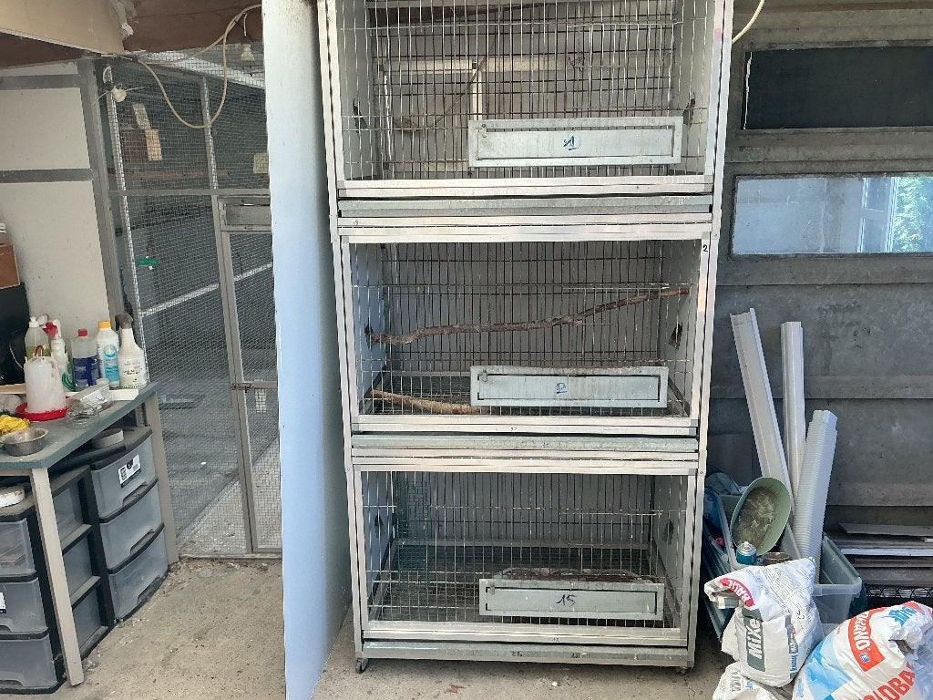 Vogelkooien aluminium, Dieren en Toebehoren, Ophalen, Aluminium