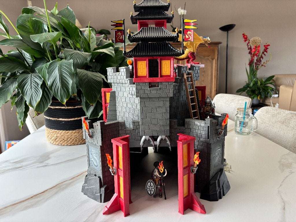 Playmobil 5479 Grand château des chevaliers du Dragon, Enfants & Bébés, Jouets | Playmobil, Comme neuf, Dragons, Château/Fort