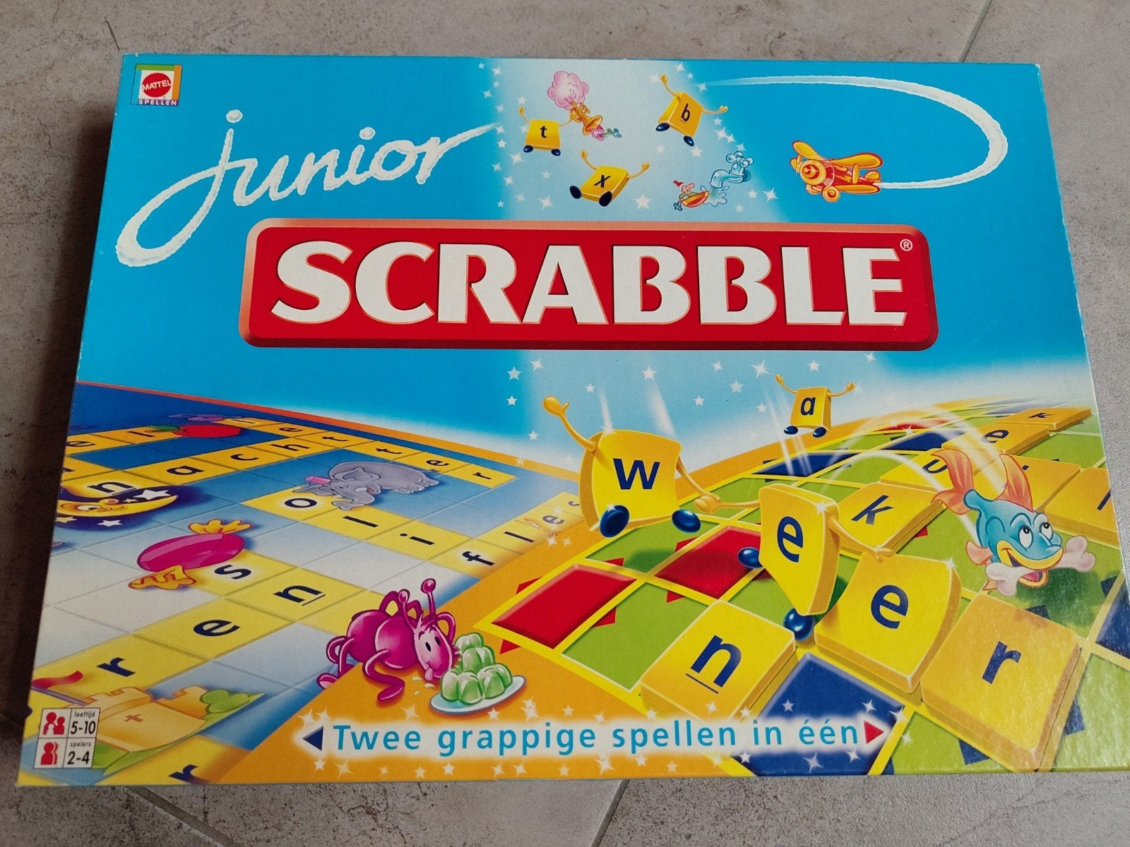Junior scrabble, Ophalen