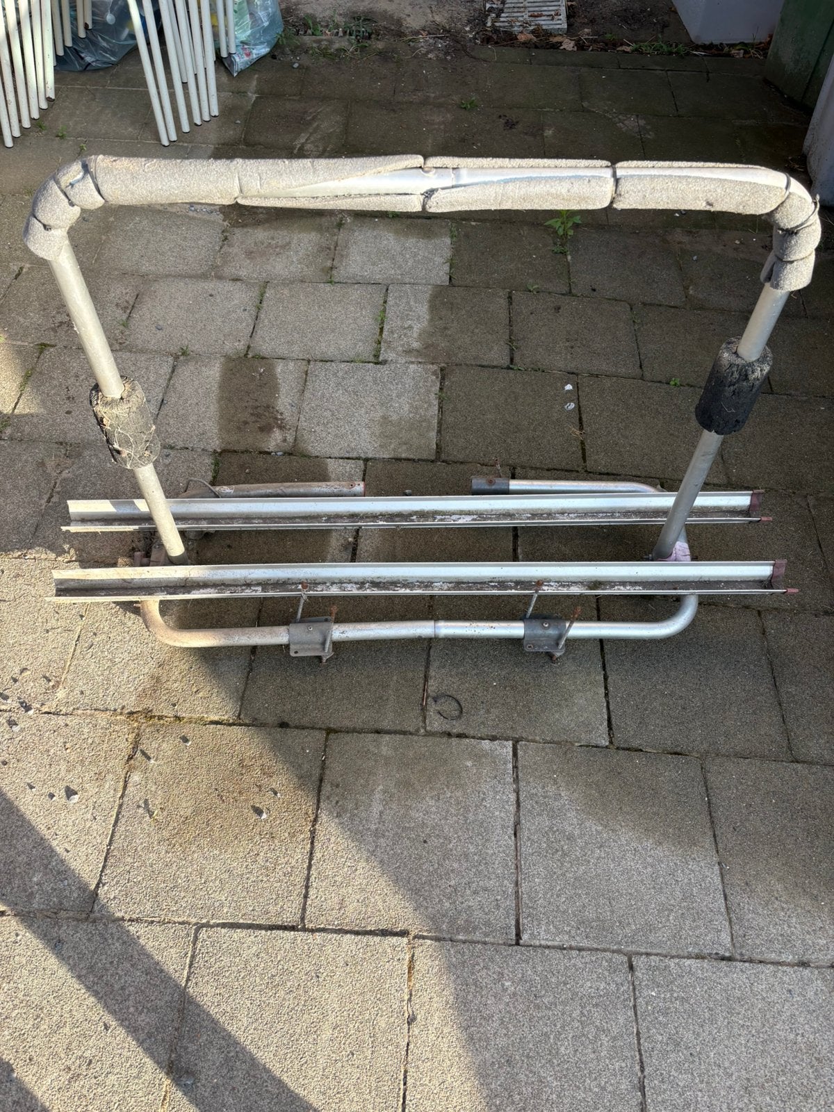 Fietsen rek caravan, Ophalen, Gebruikt