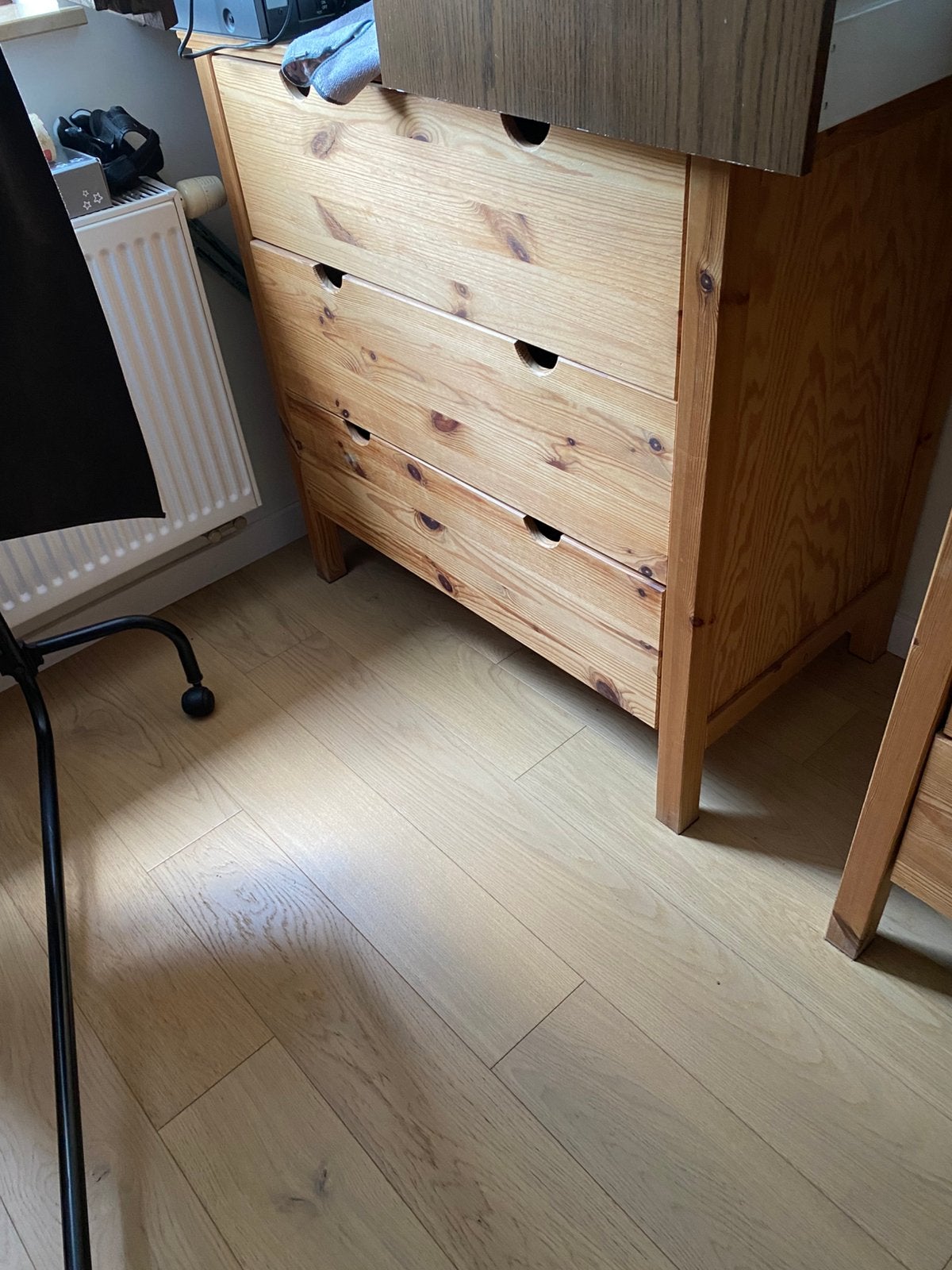 Dressoirs van onbehandeld hout, Ophalen, Gebruikt, 50 tot 100 cm, 3 of 4 laden