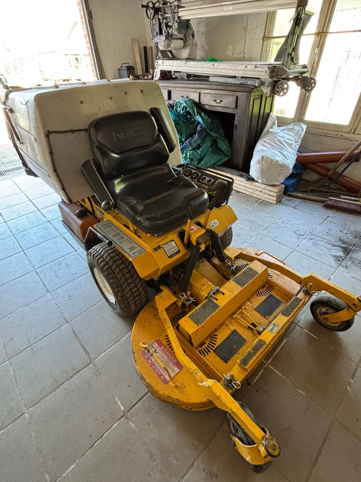 Walker zitmaaier, Enlèvement, Comme neuf, 50 cm ou plus, Bac de ramassage
