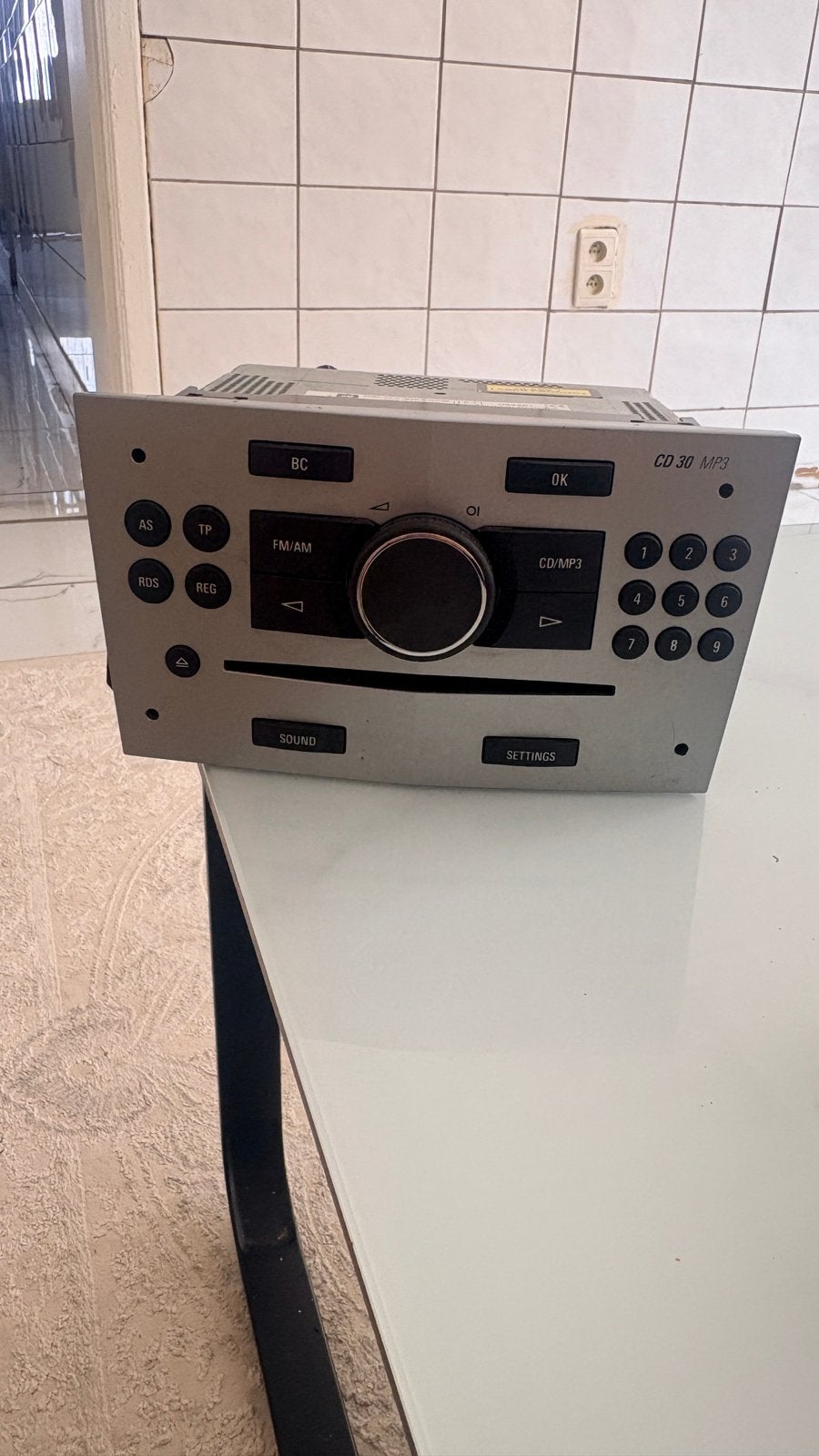 Opel Astra H CD30 MP3 Originele Autoradio 2005-2010, Auto diversen, Autoradio's, Ophalen, Zo goed als nieuw