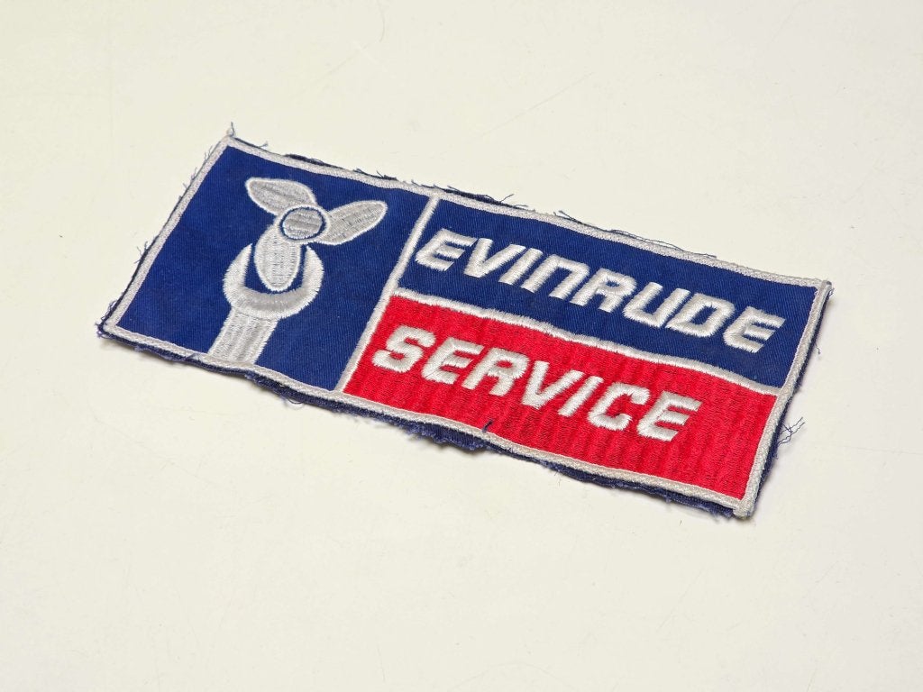 Origineel EVINRUDE SERVICE werkplaats overall embleem, Watersport en Boten, Niet ingevuld, Niet ingevuld, Ophalen of Verzenden