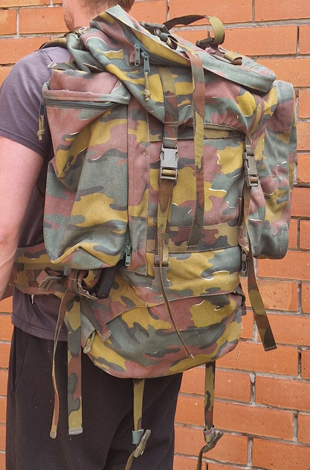 ABL M97 (1997) Legerrugzak Jigsaw Camo-120L- In Topstaat ! !, Enlèvement