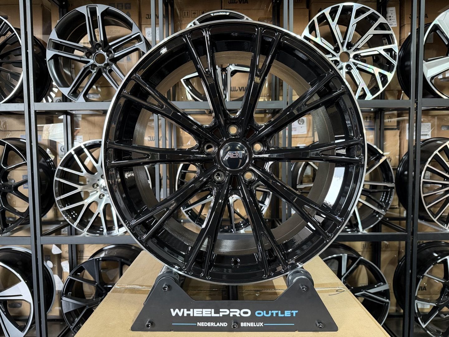 19 inch Audi ABT 5X112 look velgen A3 RS3 A4 Q3 Q5 GOLF 7 8, Auto-onderdelen, Velg(en), -, -, Nieuw