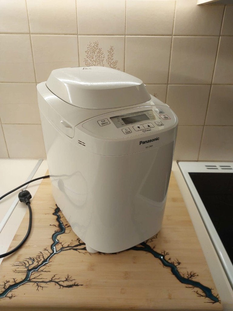 Broodmachine - Panasonic SD-2501, Elektronische apparatuur, Met timer, Gebruikt, Meer dan 10 programma's, 800 tot 1200 gram deeg