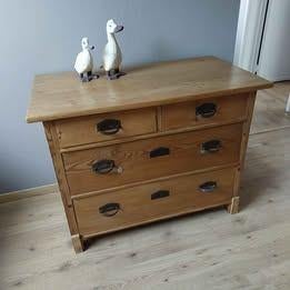 Commode, 3 ou 4 tiroirs, Moins de 100 cm, Comme neuf, Landelijk