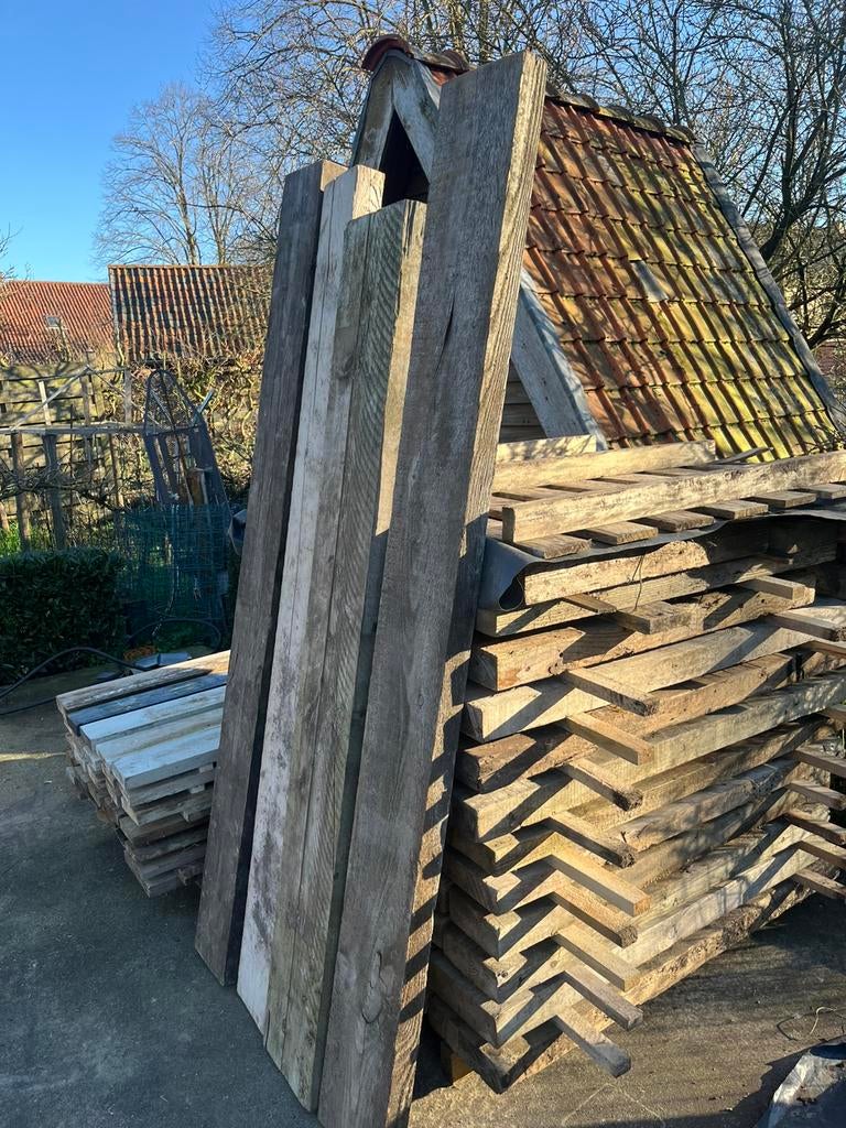 Geriefhout voor bouw, Ophalen, Gebruikt, Planken