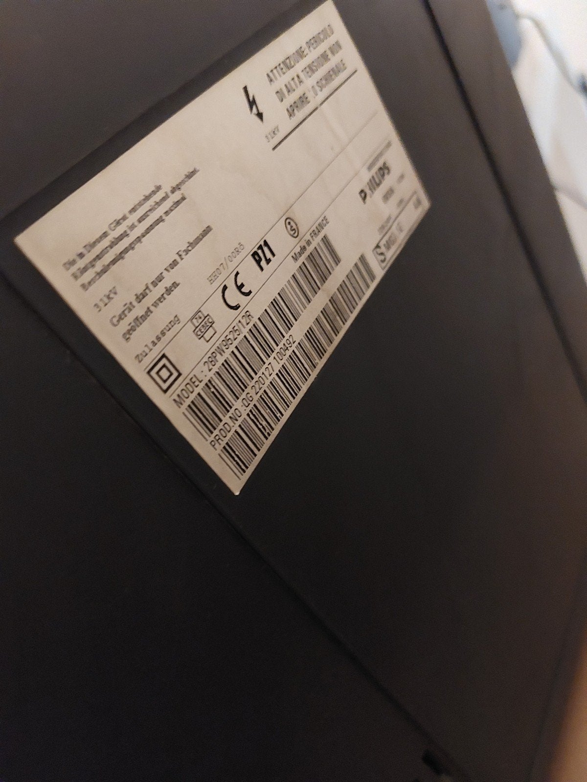 CRT Philips 100hz, Utilisé, Moins de 40 cm, Philips