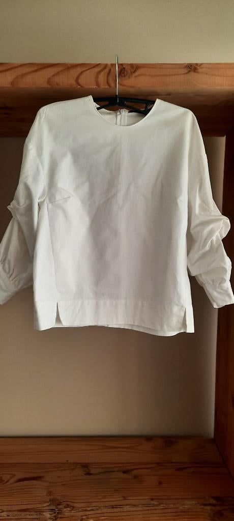 Mooie blouse Zara maat XS, Kleding | Dames, Blouses en Tunieken, Wit, Ophalen of Verzenden, Zo goed als nieuw, Maat 34 (XS) of kleiner