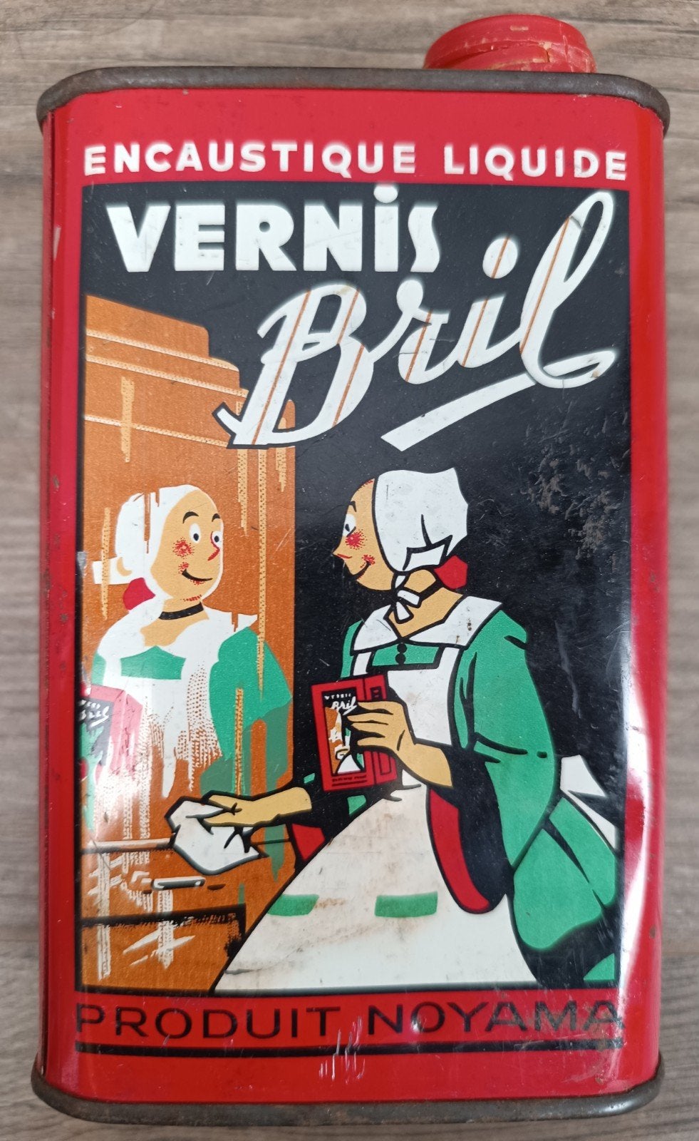 Becassine Vintage blikken doos Vernis Bril, Ophalen of Verzenden
