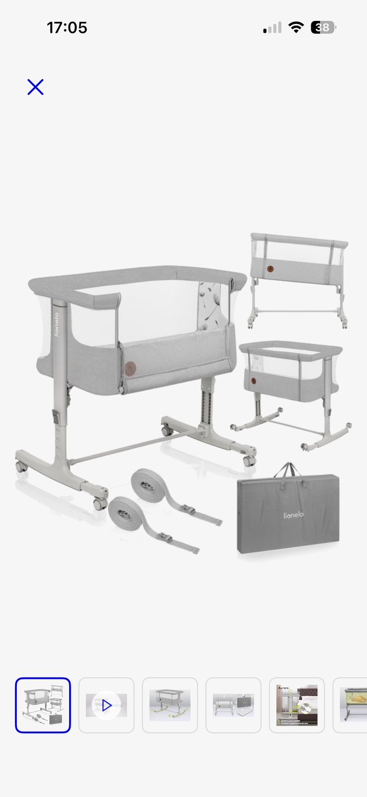 co sleeper, Enfants & Bébés, Berceaux & Lits, Comme neuf, Enlèvement