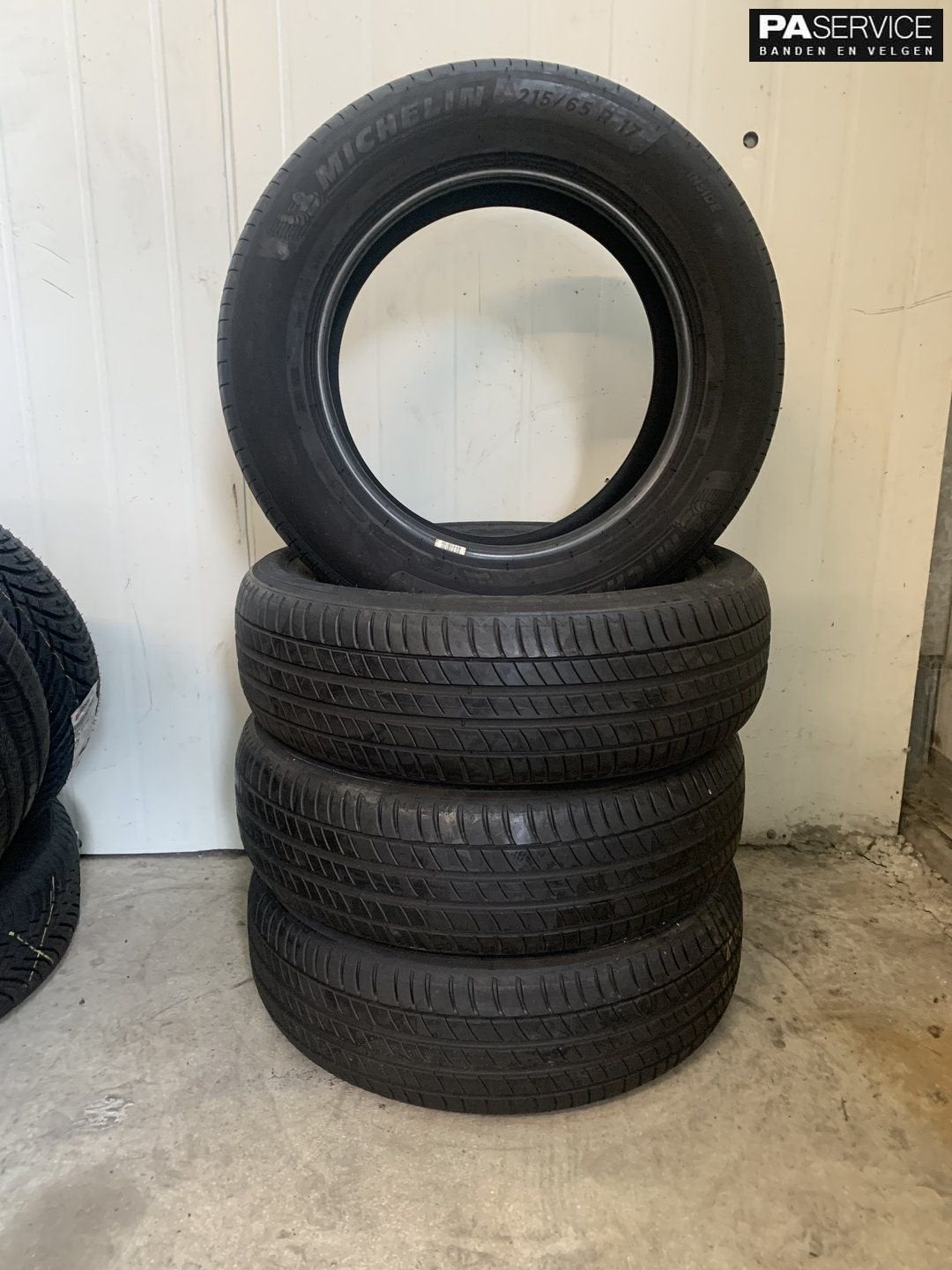 4x Michelin 215 60 17 zomerbanden met 6 en 5,5 mm, -, -, Banden en Velgen, Ophalen of Verzenden