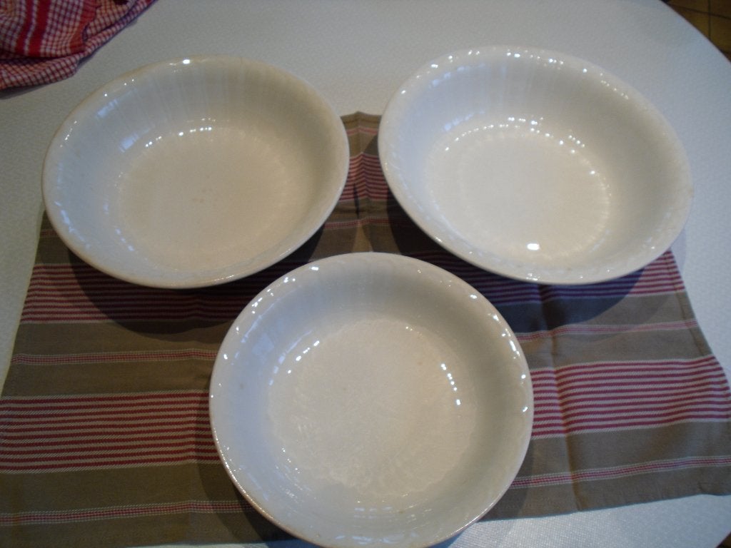 3 plats Boch La Louvière., Maison & Meubles, Cuisine | Vaisselle, Enlèvement, Utilisé, Récipient(s)