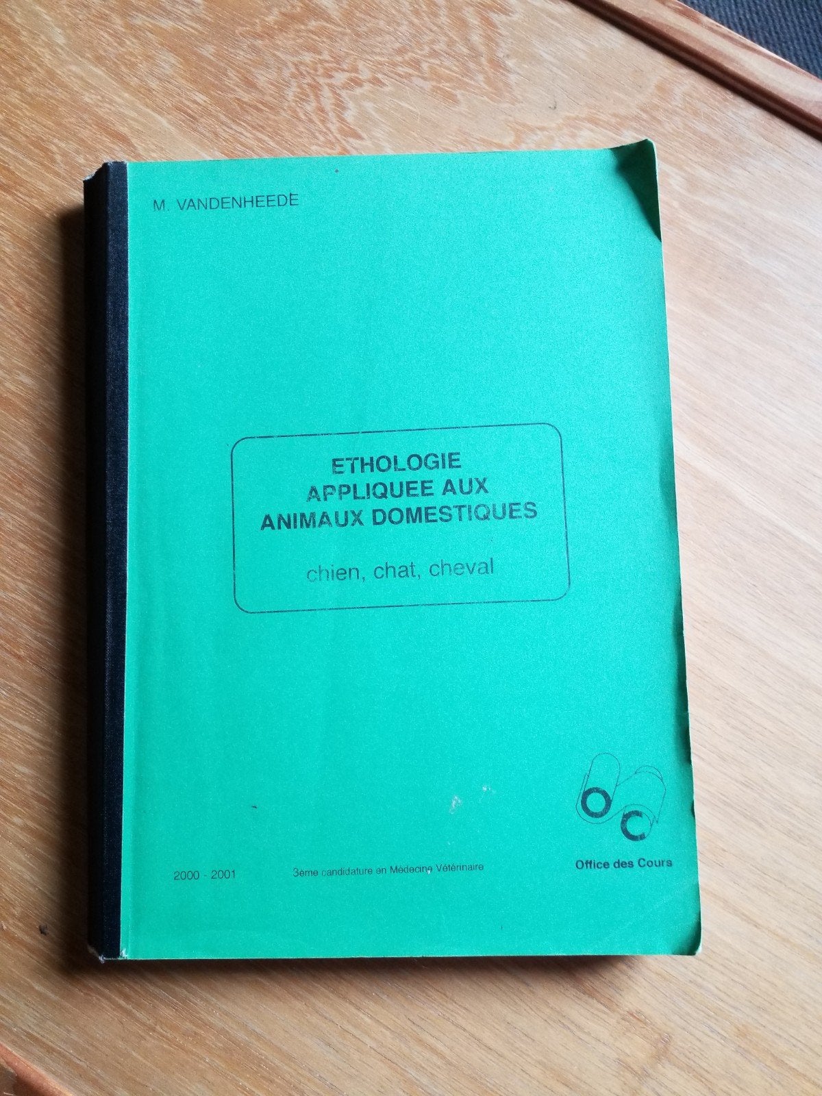 3iėme candi Médecine Vétérinaire, Livres, Enlèvement ou Envoi, Utilisé
