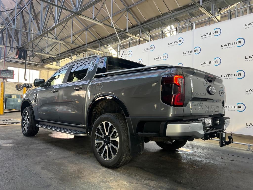 Ford Ranger Platinum 3.0 Ecoblue - 177 kW / 240 Pk A10 e-4WD, Auto's, Automaat, Gebruikt, Grijs, 243 pk