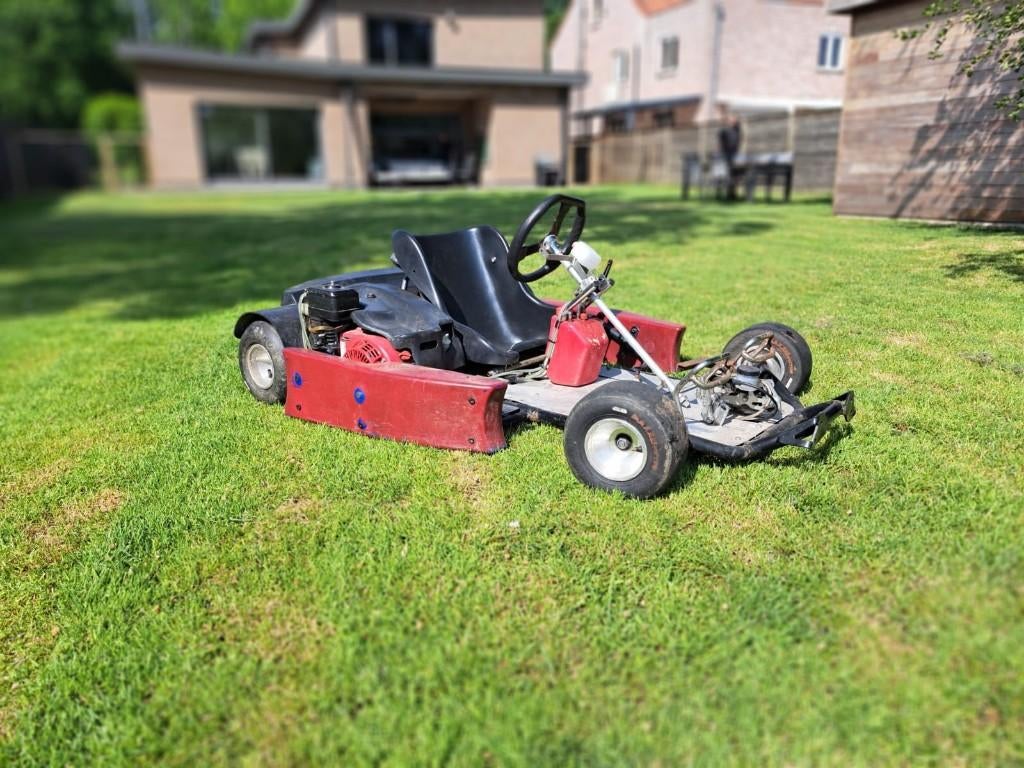 Kart met Honda GX160 – rijdt en remt goed | direct rijden, Sport en Fitness, Karting, Ophalen, Zo goed als nieuw, Kart